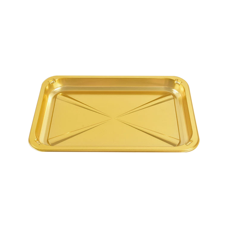 Bandeja descartável para embalagens de alimentos congelados