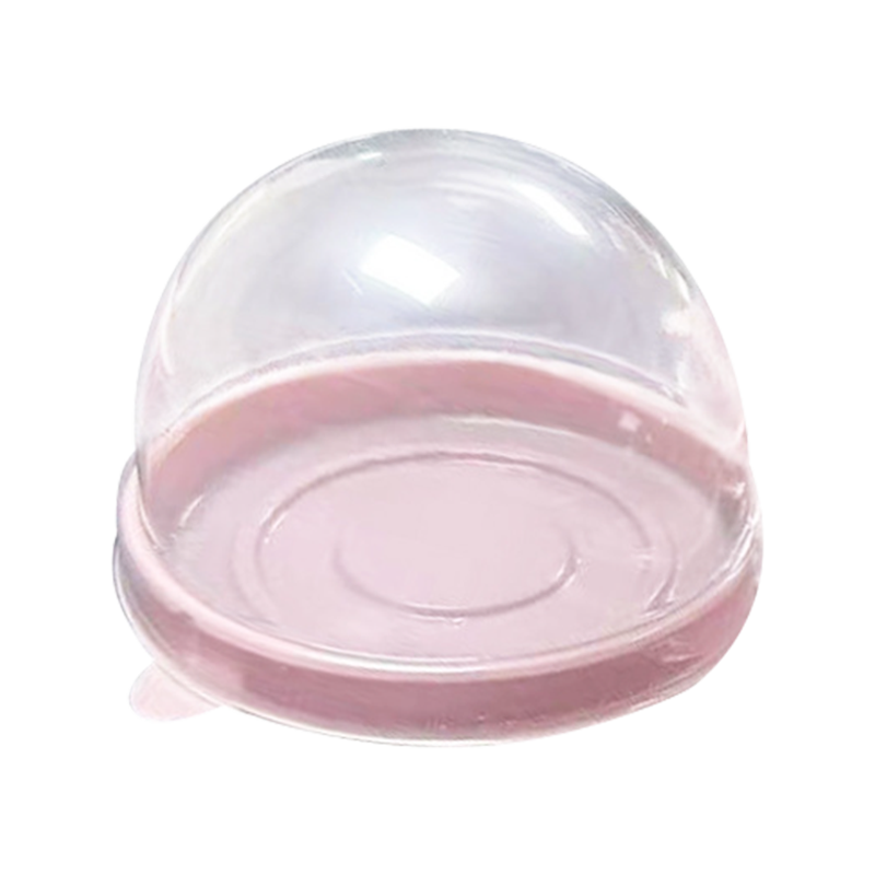 Caixa porta cupcake com compartimento circular descartável