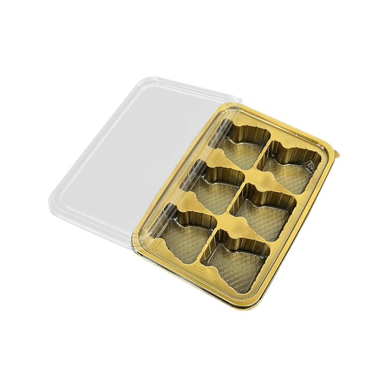 Caixa de embalagem plástica com tampa de bolha de doces