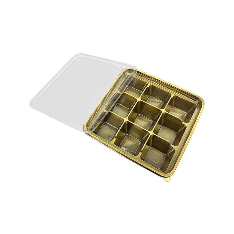 Caixa de embalagem blister PET de nove grades