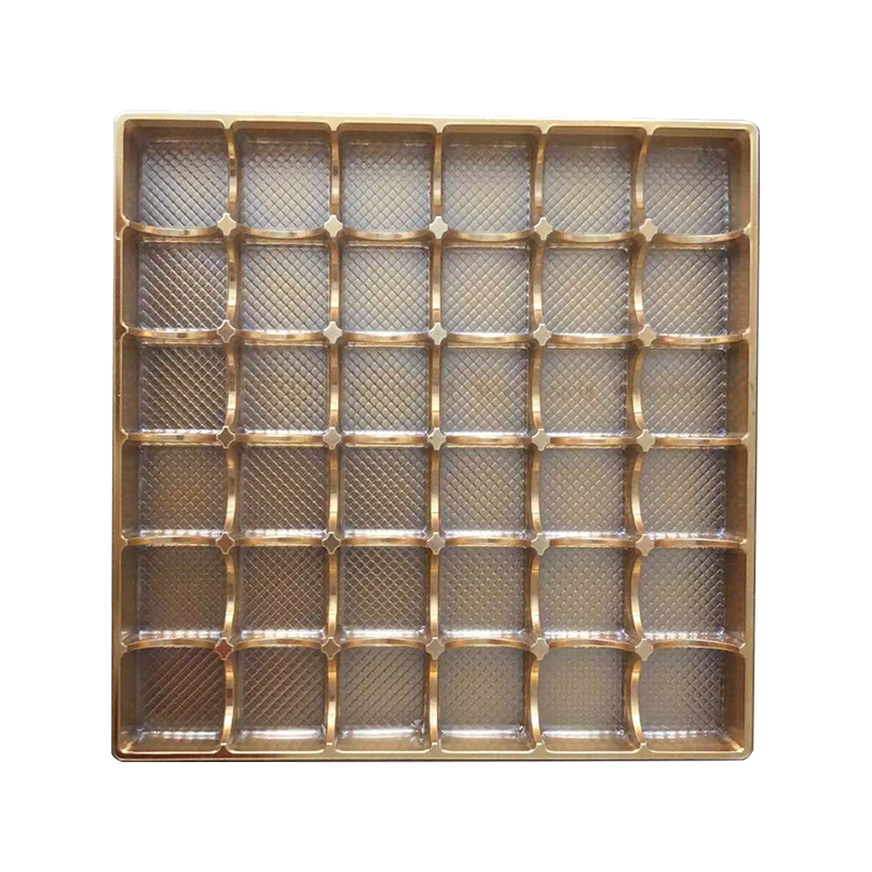 Caixa de embalagem com tampa bolha de chocolate PET