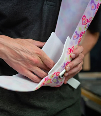 Embalagem de talheres de plástico descartável para alimentos