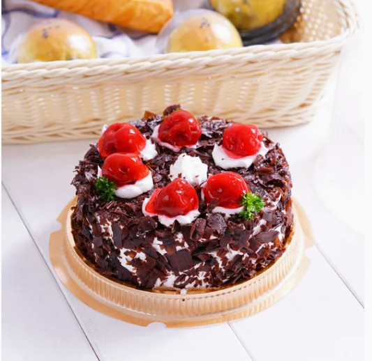 Caixa de empacotamento descartável do bolo da padaria da bolha do produto comestível