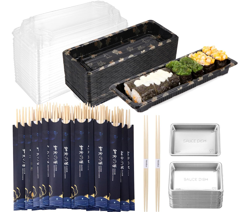 A Caixa Plástica para Sushi de Frutas vem com tampa segura e à prova de vazamentos para evitar que o suco das frutas contamine os compartimentos do sushi durante o transporte?